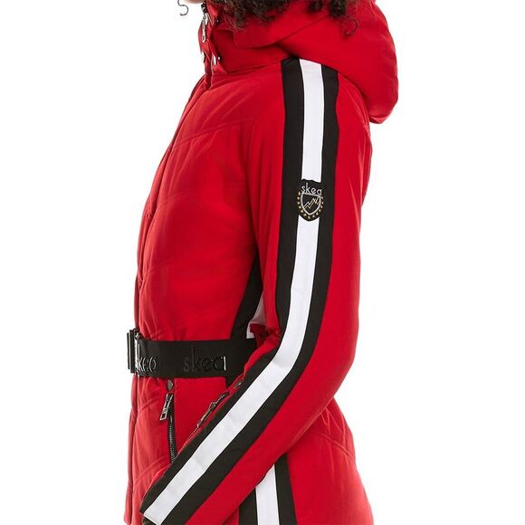 Skea Womens  Coco Parka, Red - Picture 3 of 4